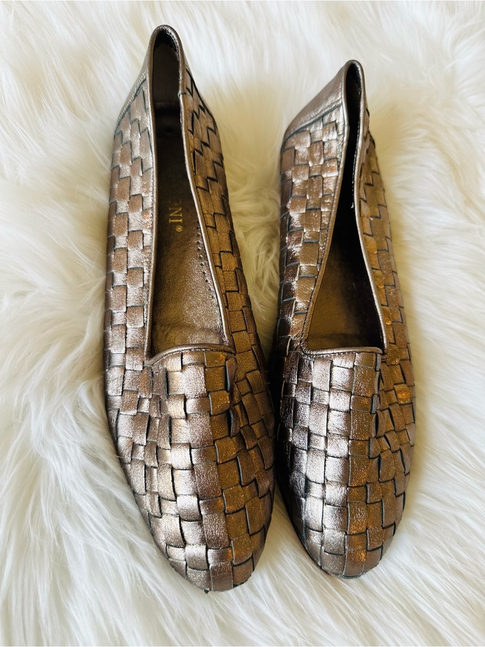 Vintage Rangoni Woven Leather‎ Loafers